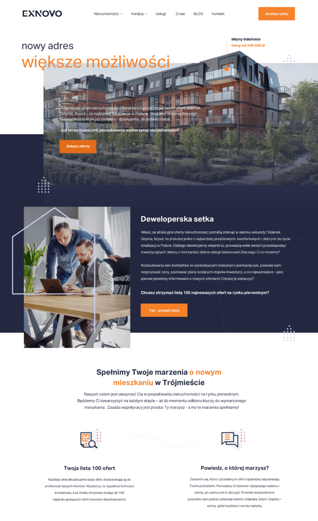 Zrzut strony internetowej exnovo